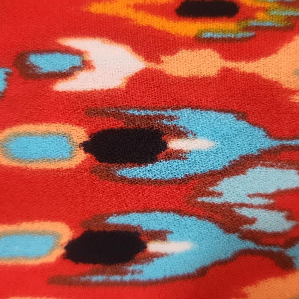 New Directions Red Summer Dress Top - Picture 2 of 8